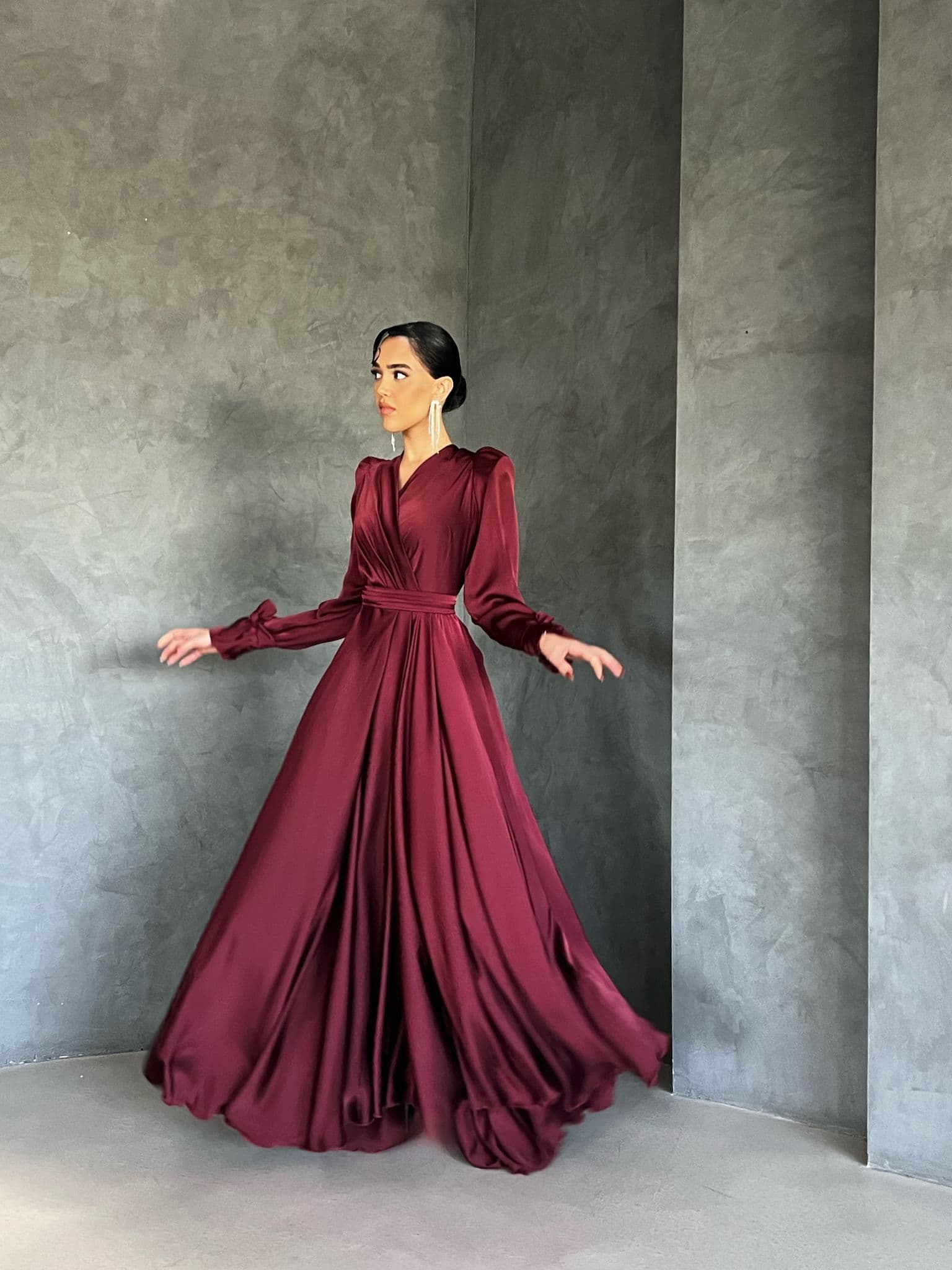 wine dress 1