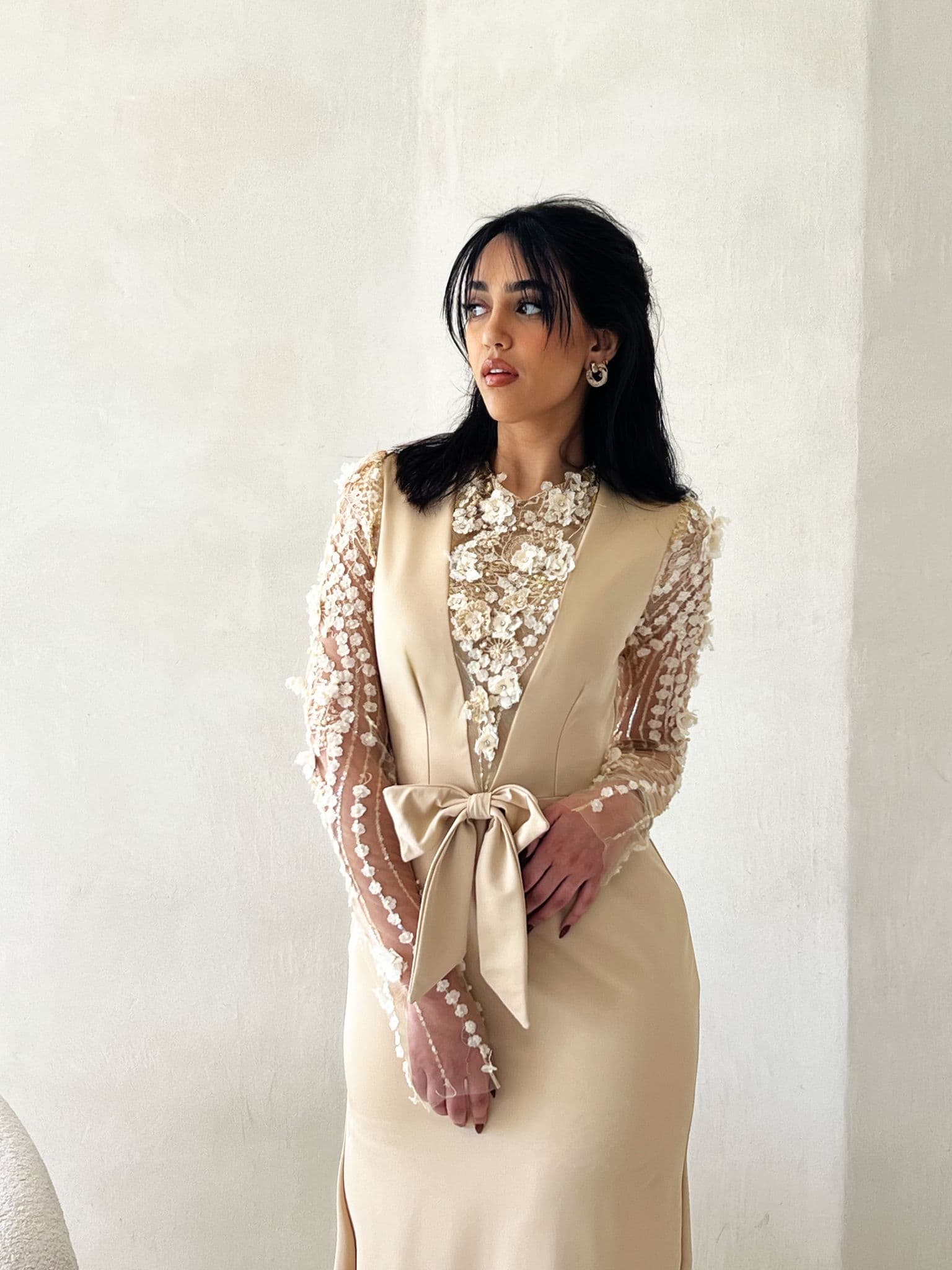 champagne dress 1