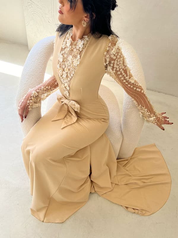 champagne dress - תמונה 4