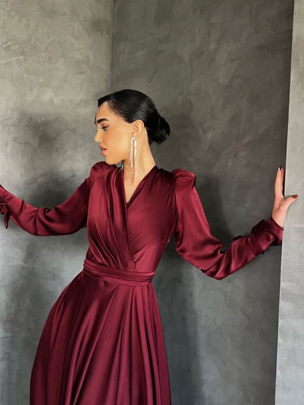 wine dress - תמונה 6